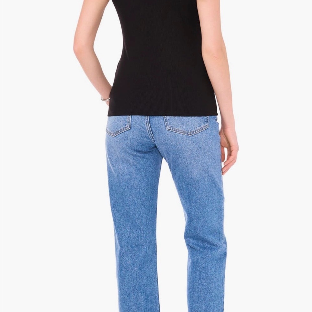 1.STATE Flutter Sleeve Rib Top - Picture 8 of 8
